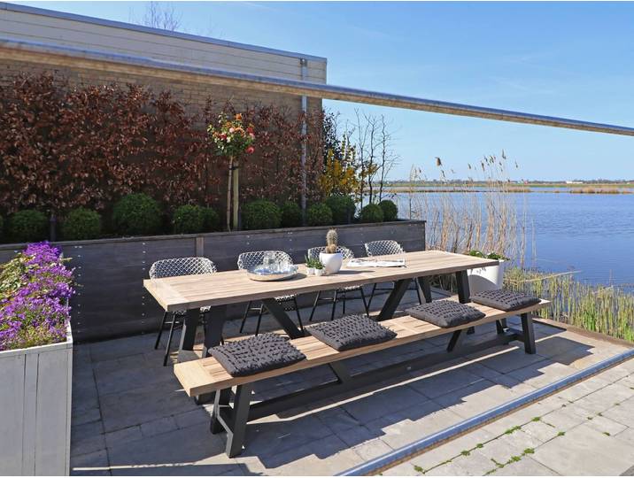 Bellagio Bresimo 330 cm Picknick Sitzgruppe 3-teilig