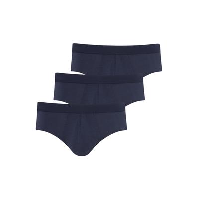 Slip JOCKEY "Hypersoft 360", Herren, Gr. S, blau (jockey blau), Obermaterial: 58% Baumwolle, 38% Modal, 4% Elasthan, unifarben, körpernah, Unterhosen Slip, ohne Eingriff, atmungsaktiv, Stretchbund