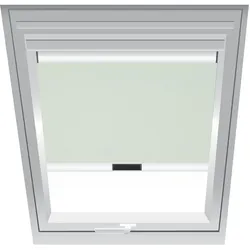 Roto Verdunklungsrollo Hellbeige 1-V02, 85x112 cm (8/11), 845 SR Holz,Aluminiumschiene,Manuell,Roto