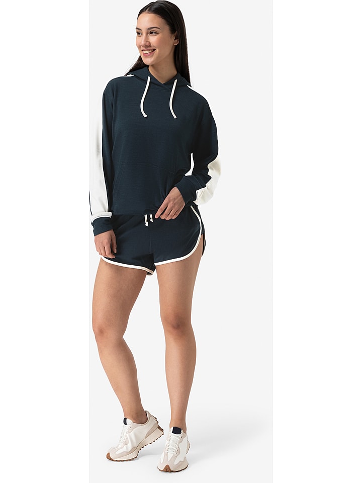 super.natural Hoodie "Colorado" in Dunkelblau - XS