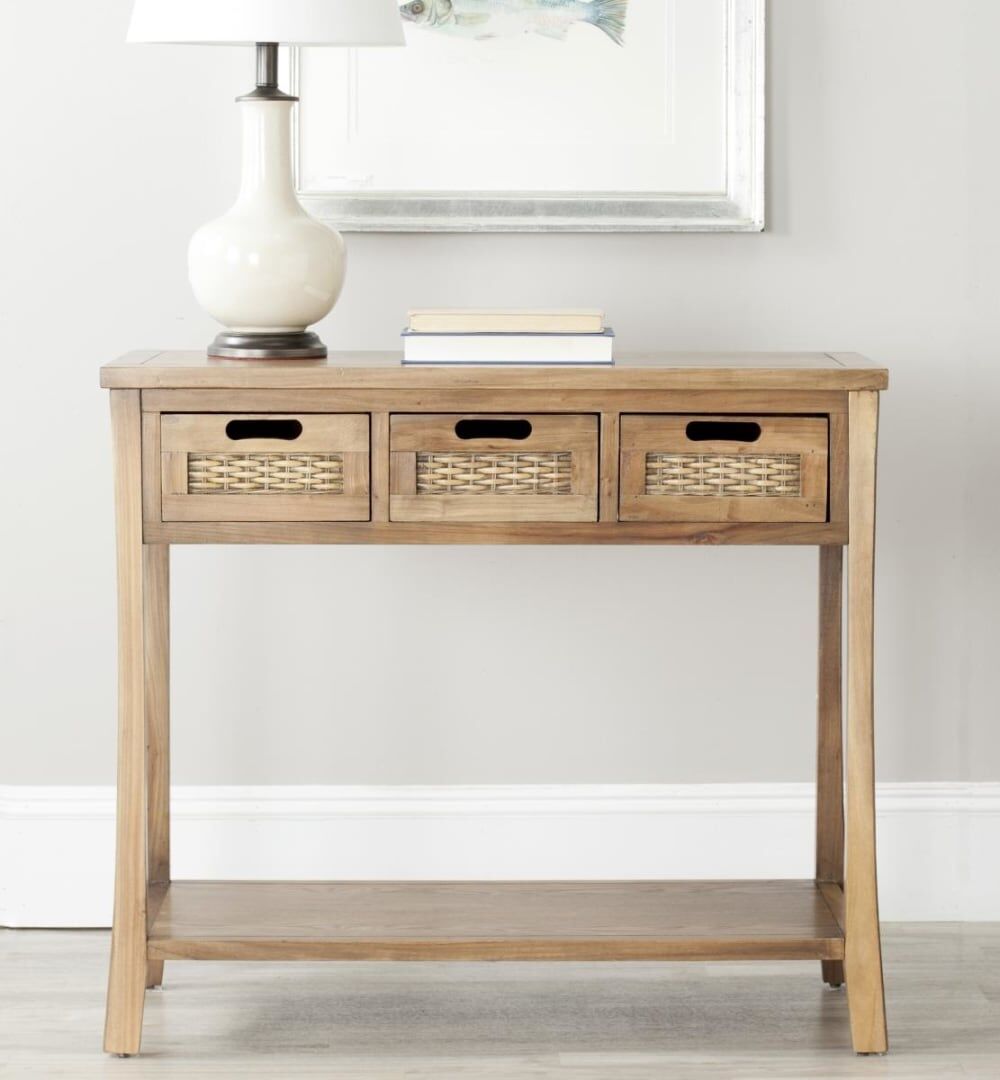 Safavieh Consoles en bois d'orme, chêne Marron 86x76x36cm
