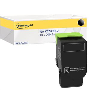kompatibel für Lexmark C2320K0 Prebate, 1000 Seiten, schwarz