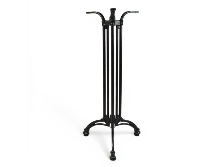 Pied de table haut EIFFEL - 3 branches - Noir - Mange-Debout