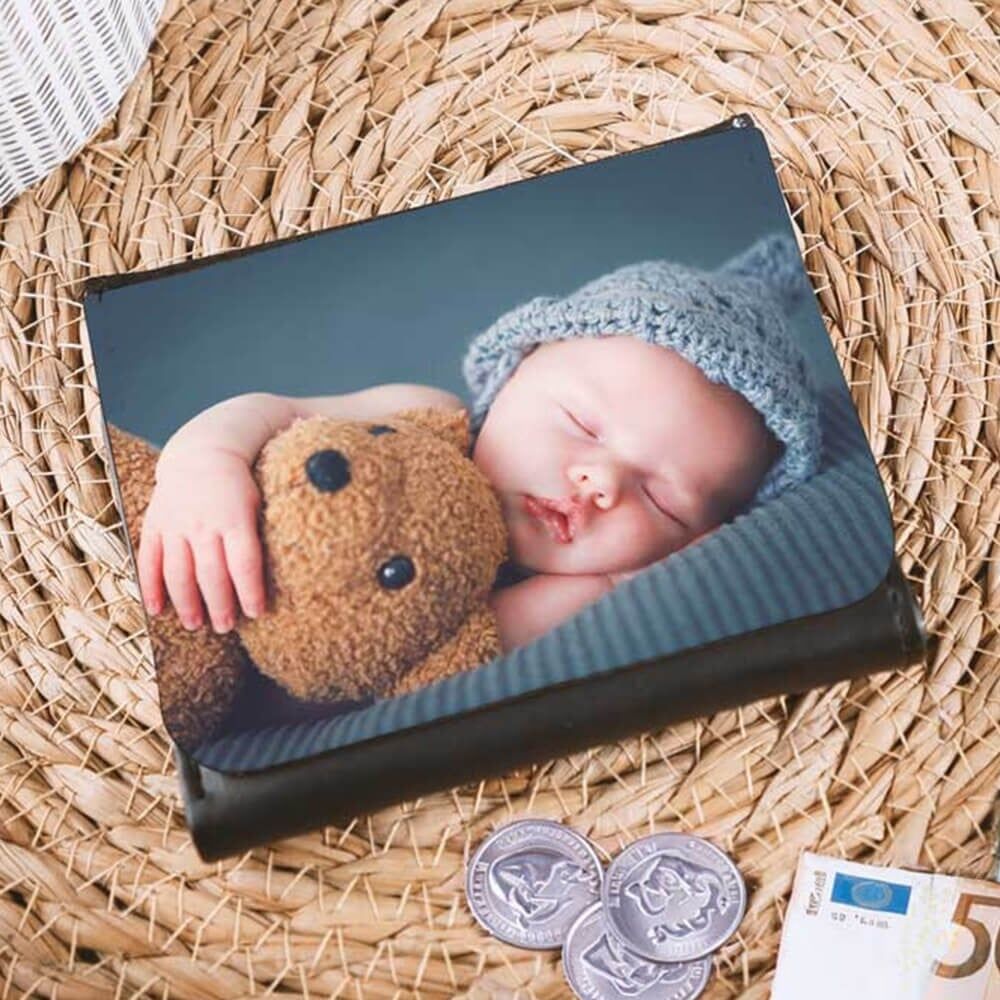 Ocadeau Portefeuille mini cuir photo