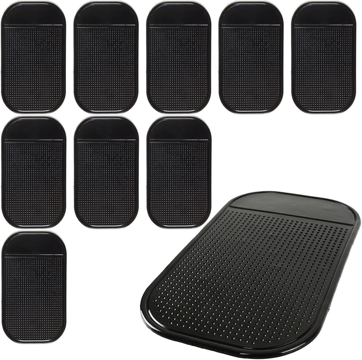 Antislip Pads Zwarte Siliconen Matten 14 x 8 cm