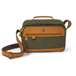 Waidmanns Leder/Canvas Umhängetasche Dusty