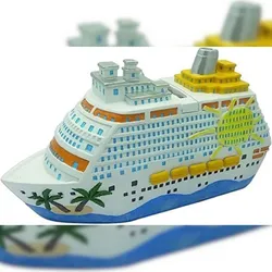 Spardose Sparschwein Sparbüchse Kreuzfahrschiff 20x11x7 cm