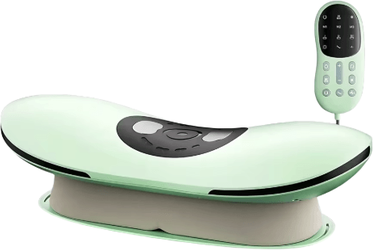 Inspire Picks Electric Lumbar Traction Device With Heat & Adjustable Inflatable Back Stretcher green