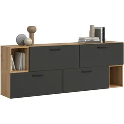 Tchibo - xonox Wohnkombination »Only« - 176x34x97cm - schwarz -