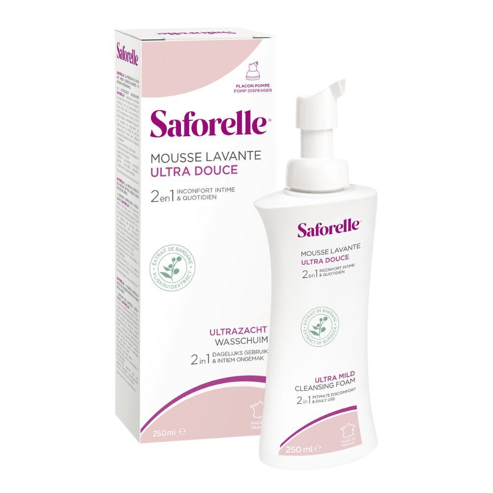 Saforelle Ultrazacht Wasschuim 250 ml Schaum