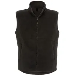 B&C Herren Fleece Gilet Traveller+ Bodywarmer FU705 black S