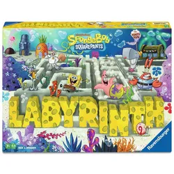 Ravensburger Spiel - SpongeBob Labyrinth - Gesellschaftsspiel & Brettspiel ab 7 Jahre