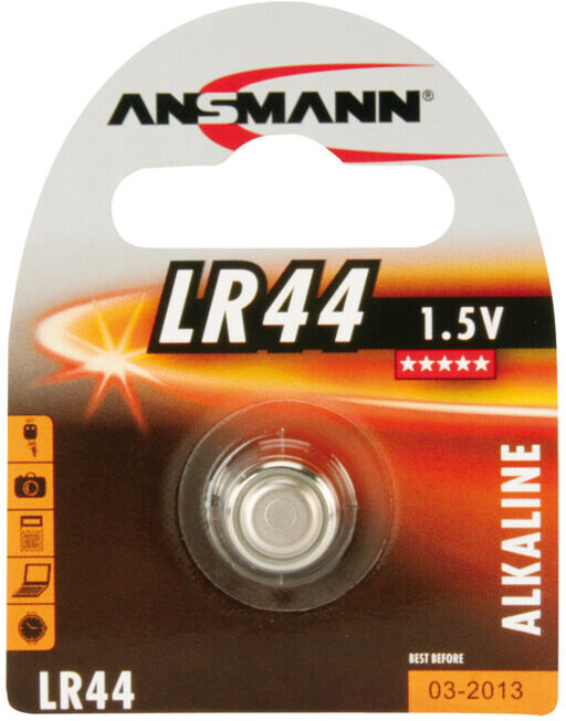 Ansmann Pile bouton LR44 1,5V Bli1 ; Hückmann (116031)