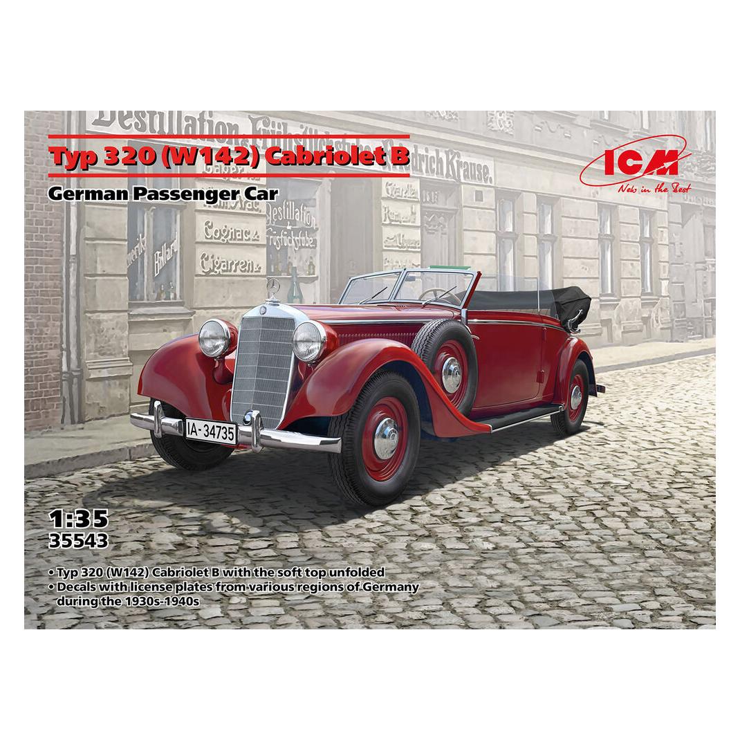 ICM Typ 320 (W142) Cabriolet B, German Passenger Car (35543)