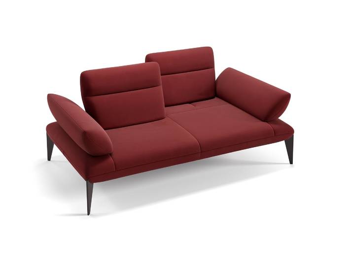 Stoffgarnitur Designsofa 2-Sitzer LAZIO Designersofa