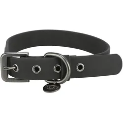 Trixie Halsband Hond Citystyle Pvc Zwart - 25-32X2 Cm (Hund, Allgemein), Halsband + Leine