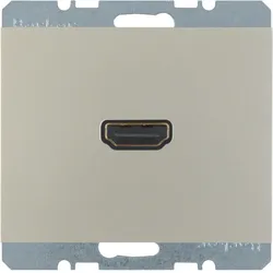 Berker 3315427004 High Definition Steckdose K.5 edelstahl, lackiert