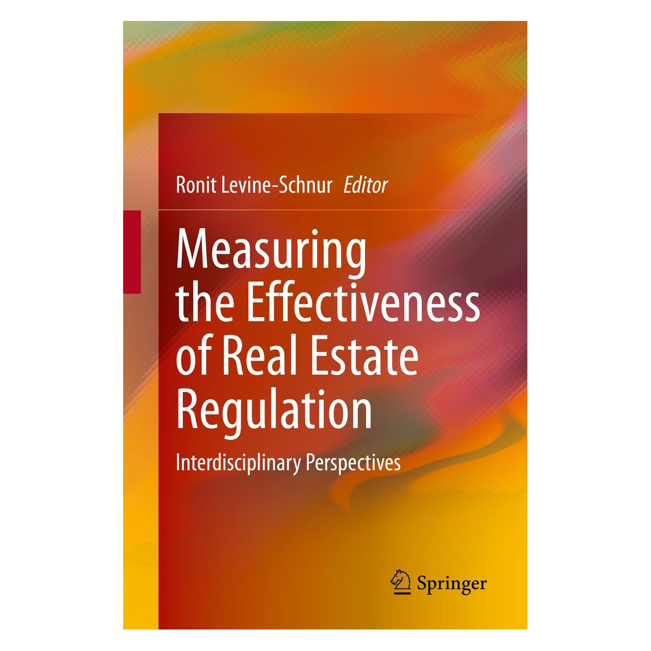 Springer Measuring the Effectiveness of Real Estate Regulation (Englisch, Hardcover, Ronit Levine-Schnur) (9783030356217)