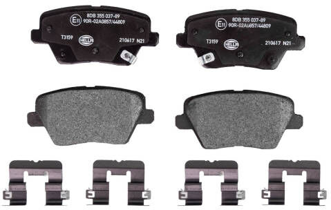 HELLA 8DB 355 037-891 Brake pad set