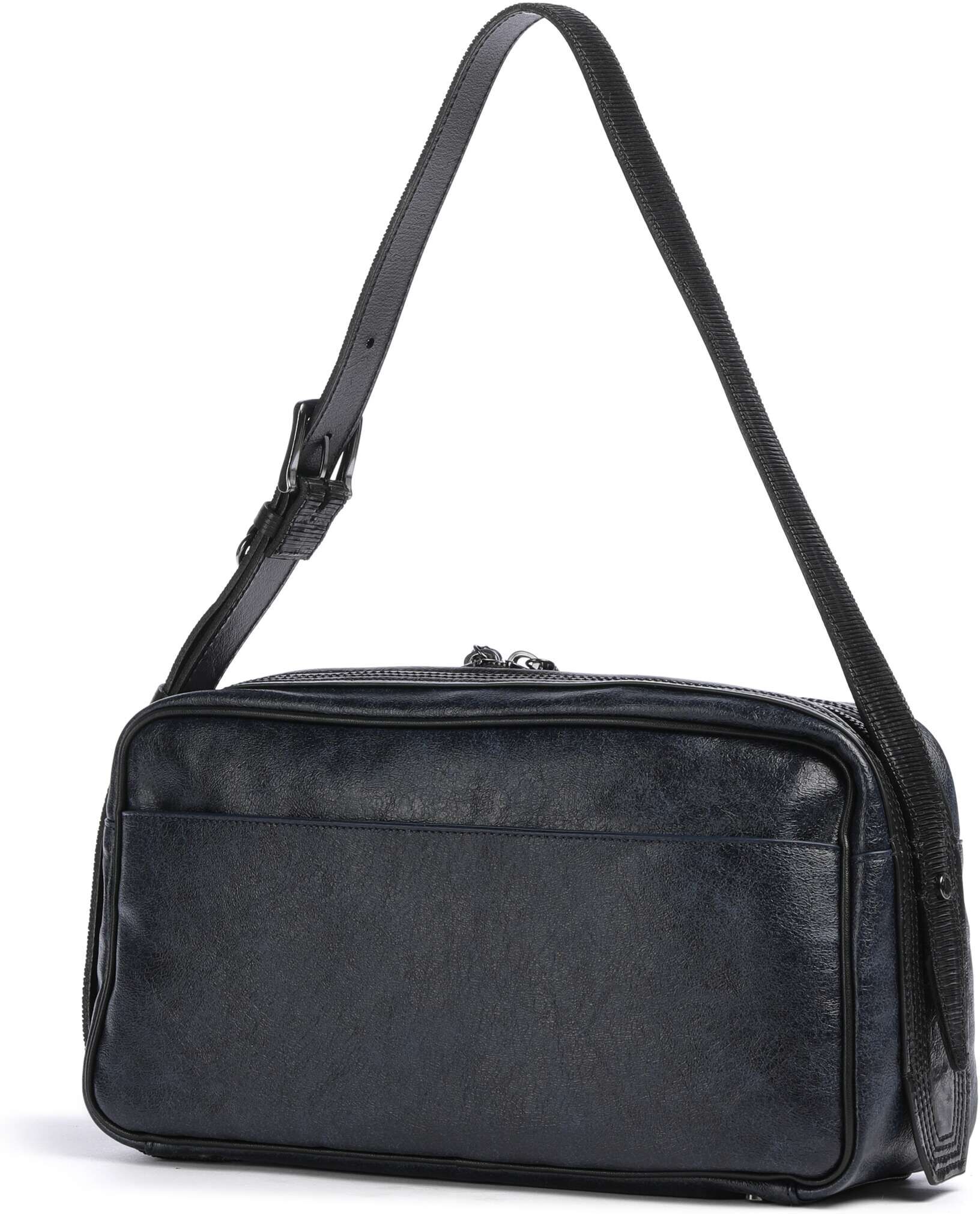 Liebeskind Juno Vintage PU M Schultertasche aus Leder, blau