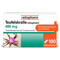 TEUFELSKRALLE-RATIOPHARM Filmtabletten 100 St