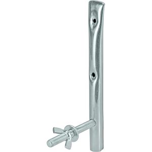 Vormann Wandhaken Felgenhalter 001466001Z, Metall, zum Bohren, 197x88 mm, bis 60 kg