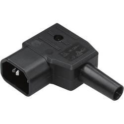 Martin Kaiser 748/sw/C Kaltgeräte-Steckverbinder 748 Stecker, gewinkelt Gesamtpolzahl: 2 + PE 10 A Schwarz 1 St.