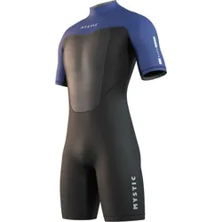 MYSTIC BRAND 3/2 BACK ZIP Shorty 2026 black/blue - M
