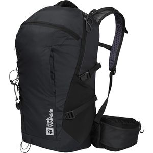 Jack-Wolfskin Rucksack Cyrox Shape 25 S-L, 2020101, 52 cm, schwarz, Nylon, wasserabweisend, 25 Liter