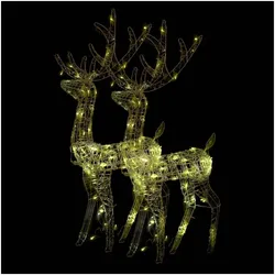 vidaXL, LED Weihnachtsdeko, Kai (2 Stück)