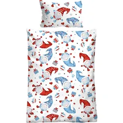 Biberna Baby Bettwäsche 100x135cm NIKOLAUS - B/L ca. 100,00x135,00