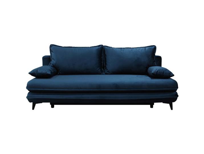 Mid.you Schlafsofa, Dunkelblau, Kunststoff, 2-Sitzer, Füllung: Schaumstoff, 217x73x86 cm, Wohnzimmer, Sofas & Couches, Schlafsofas, Schlafsofas mit Bettkasten