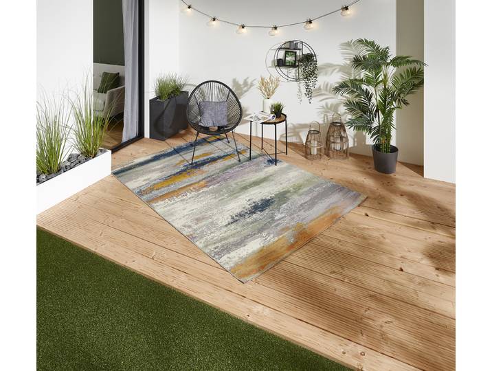 Tapis d'extérieur Portland Multicolore Tissu tissé 80 x 150cm