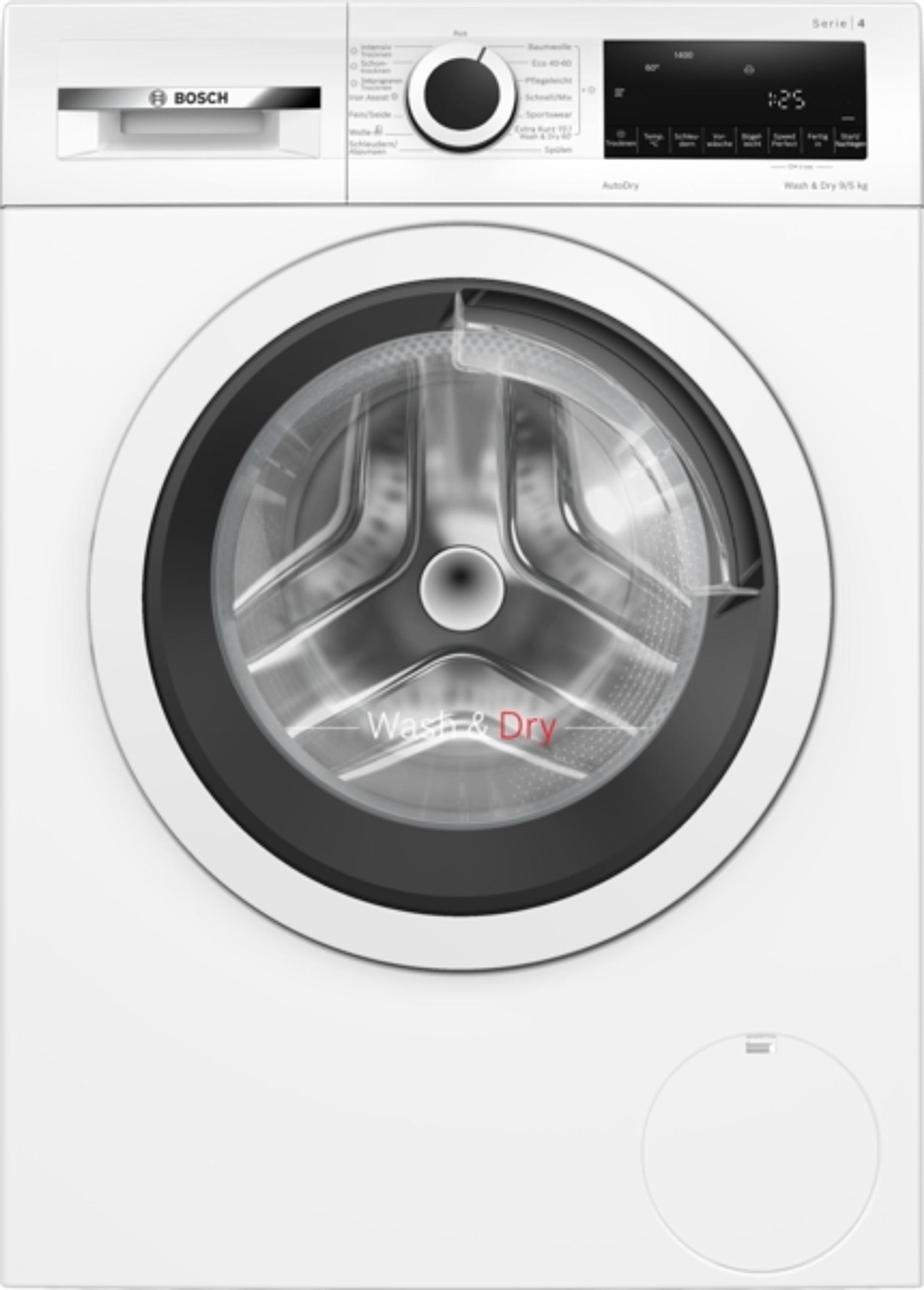 Bosch WNA13441 Waschtrockner 9 kg AutoDry Nachlegefunktion SpeedPerfect
