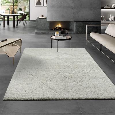 Teppich THE CARPET "Bahar Shaggy", beige (creme), B:160cm H:30mm L:230cm, Polypropylen, Teppiche, Teppich
