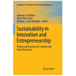 Sustainability in Innovation and Entrepreneurship, Fachbücher von Marta Peris-Ortiz, Antonio Leal-Millan, Antonio Leal-Rodríguez