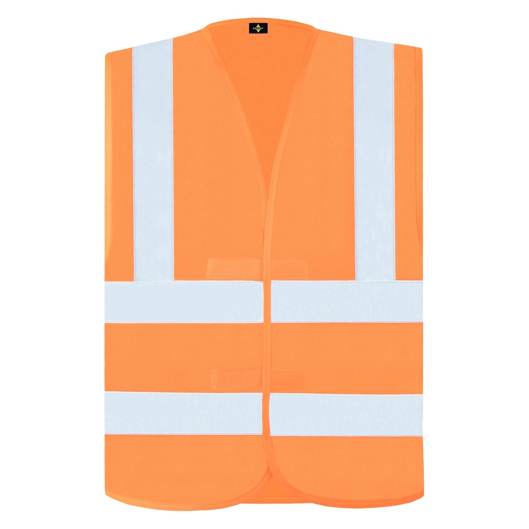 Korntex Warnweste mit 4 Reflexstreifen (5XL) (KO-KXVR-O-5XL)