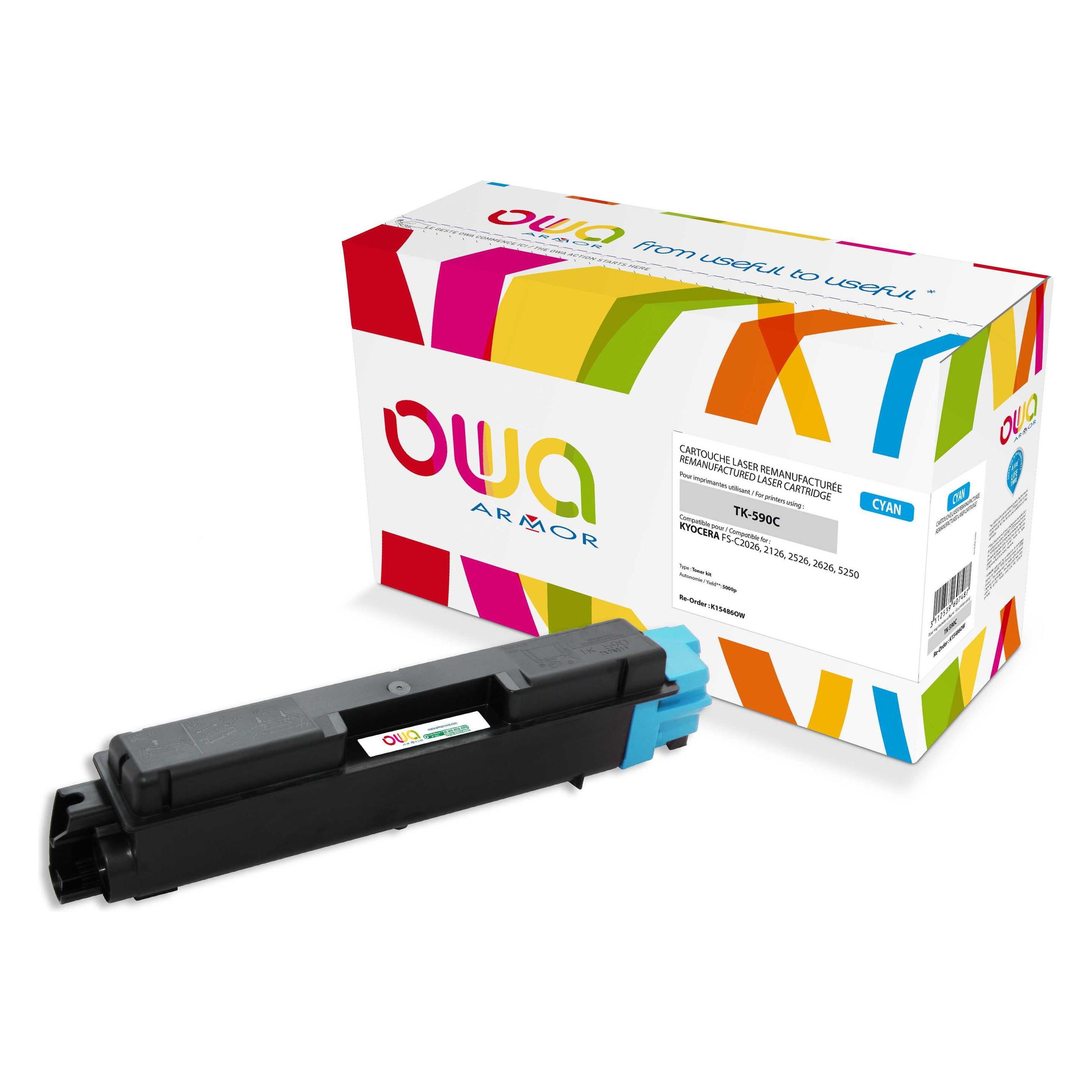 Armor OWA OWA - Cyan  - wiederaufbereitet - Tonerpatrone (C) (K15486OW)
