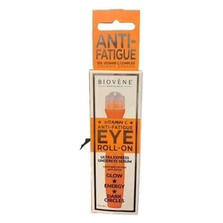NoName Biovene Eye Roll On Glow Anti-Müdigkeit Ultra Express 10% Vitamin C & Bio (Augenpflege Roll-On, 15 ml, Tag + Nacht) (10603224)