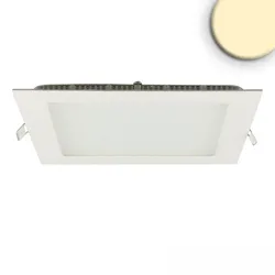 ISOLED LED Downlight, eckig, 15W, CRI90, IP42, ultraflach, blendungsreduziert, dimmbar, 3000K, weiß ISO-115466