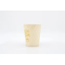 500x Coffee To Go Becher 8oz 200ml Gelb