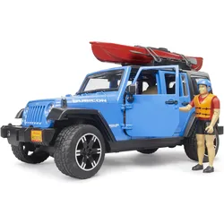 Bruder Jeep Wrangler Rubicon, Kajak, Figur