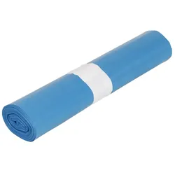 Cleanclub Müllbeutel 120 Liter 29my LDPE, blau - 1 Rolle = 25 Stück