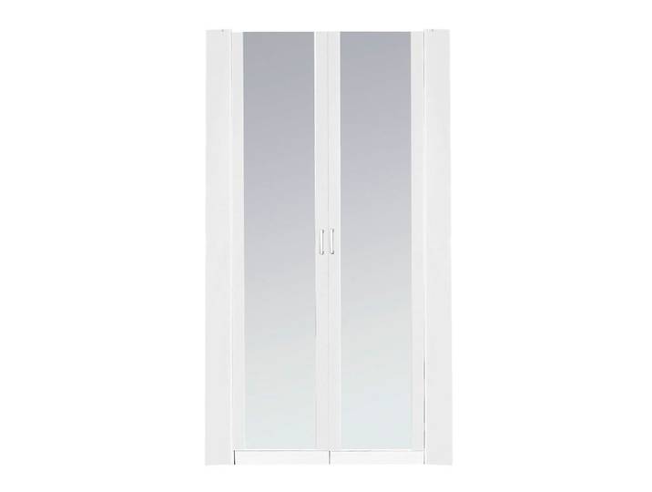 Eckkleiderschrank RAUCH Bremen , weiss (weiß uni), B:117cm H:199cm T:118cm, Holzwerkstoff, Schränke, Eckkleiderschrank, mit 8 Einlegeböden