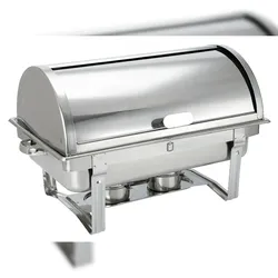 METRO Professional Rolltop Chafing Dish ESBD-100L, Edelstahl, GN 1/1, 9 L