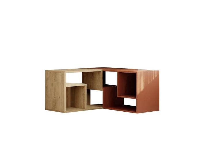 Habitat Garten Tv-Möbel glis Terrakotta, Rot, Holz, 35x44x145 cm, Wohnzimmer, TV Möbel, Lowboards, Lowboards stehend