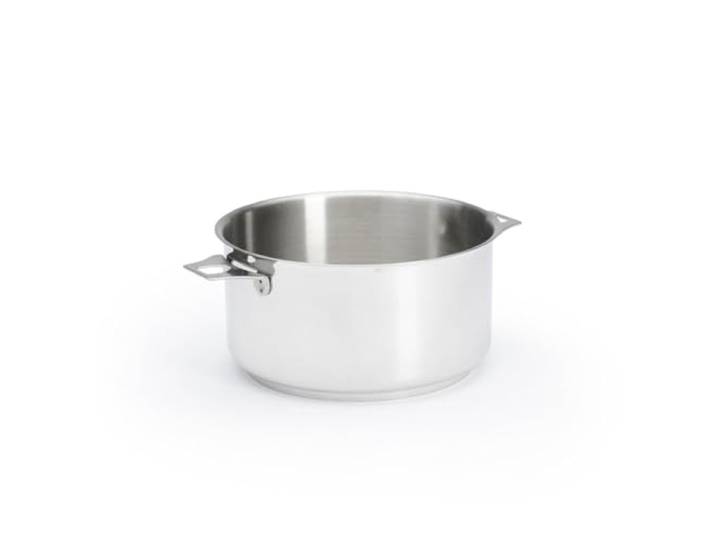 De Buyer - Casserole en inox MILADY TWISTY amovible - Diamètre 20 cm -