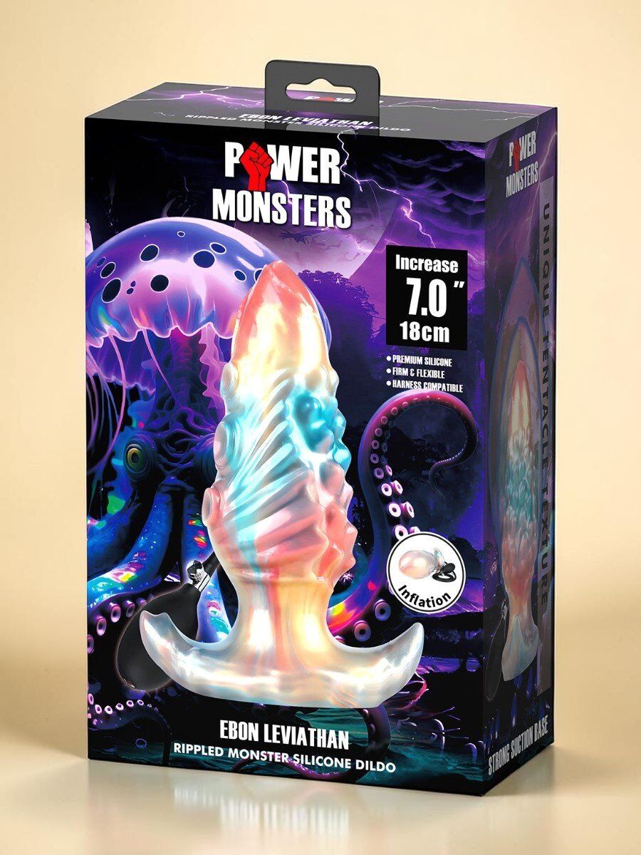 Power Monsters Plug anal gonflable 18 cm