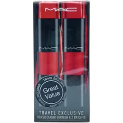 MAC Cosmetics, Lippenstift + Lipgloss, Travel Exclusive Versicolour Varnish Effervescent and Serial Stain