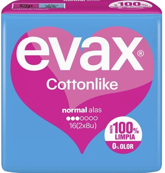 Evax Cottonlike Compresa Alas 16uds